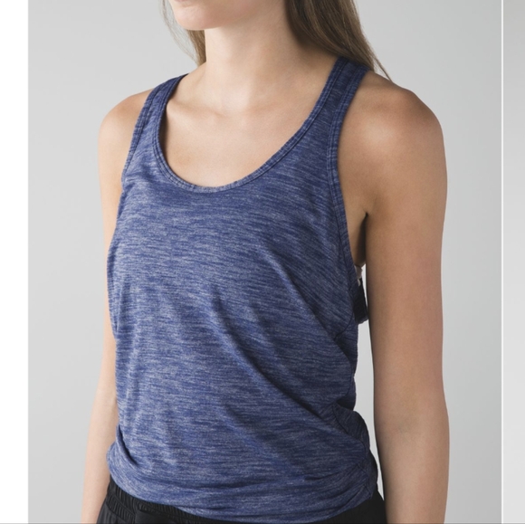 Lululemon Salute the Sun Tank Heathered Hero Blue - Picture 3 of 12